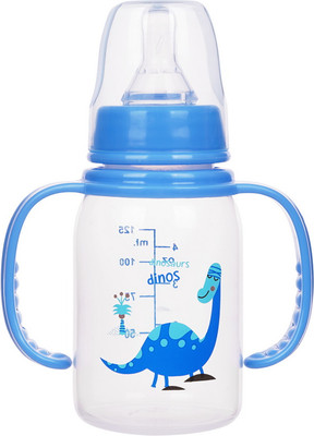 Бутылочка для кормления Sun Delight Стандартная со съемными ручками / 40B2H (125мл, синий)