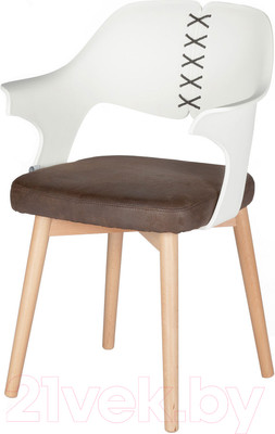 Стул Norden Cool CX0809M (белый/коричневый)