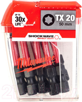 Набор бит Milwaukee Shockwave Impact Duty 4932430877