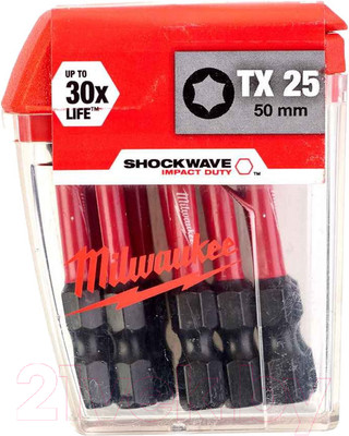 Набор бит Milwaukee Shockwave Impact Duty 4932430882