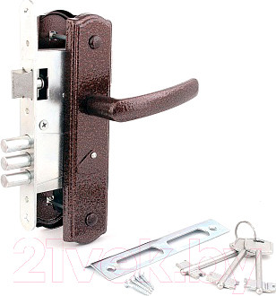 Замок врезной Avers ЗВ9-4-1-4 (медь)