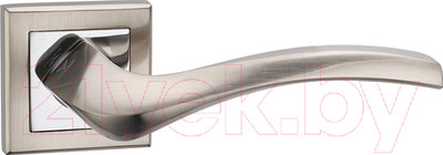 Ручка дверная Lockit Фьюджи AL SN/PC / А1430Е8