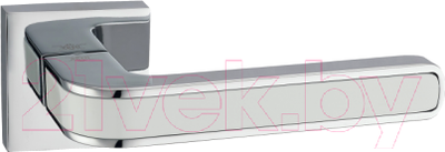 Ручка дверная Lockit Рико AL PC/White / A1549Е