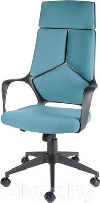 Кресло офисное Norden IQ / CX0898H-1-56 (черный/голубой)