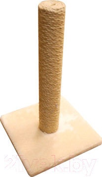 Когтеточка Cat House Столбик 0.5 (джут бежевый)