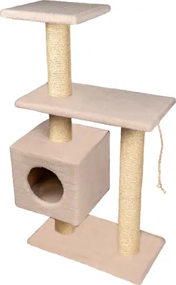 Комплекс для кошек Cat House Буран 1.06 (сизаль бежевый)