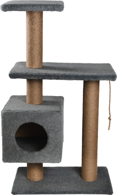 Комплекс для кошек Cat House Буран 1.06 (джут серый)