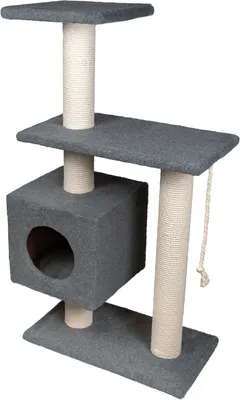 Комплекс для кошек Cat House Буран 1.06 (хлопок серый)
