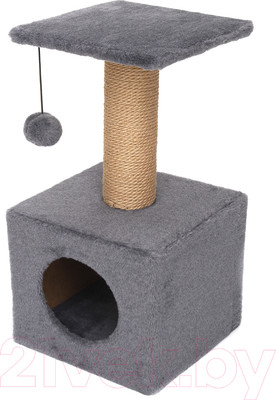 Комплекс для кошек Cat House 0.65 (джут серый)