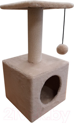 Комплекс для кошек Cat House 0.65 (хлопок бежевый)