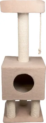 Комплекс для кошек Cat House На ножках 1.05 (хлопок бежевый)