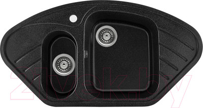 Мойка кухонная Gerhans E02 (черный)
