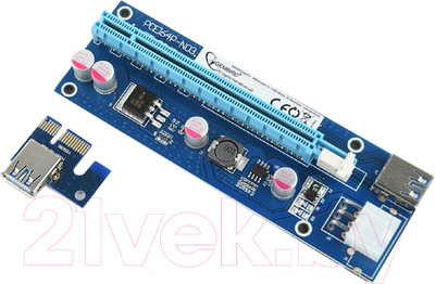 Адаптер Cablexpert RC-PCIEX-03