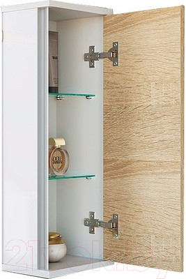 Шкаф-полупенал для ванной Aqwella Майами / Mai.04.25