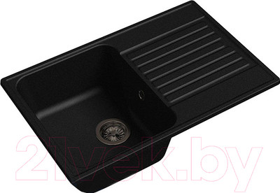 Мойка кухонная GranFest Quarz GF-Z78 (черный)
