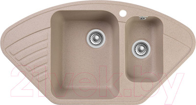Мойка кухонная GranFest Quarz GF-Z14 (песочный)