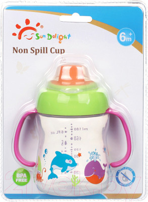 Поильник Sun Delight 33034 (зеленый)