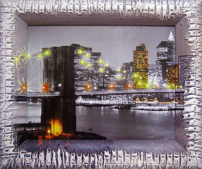 Ключница настенная Декарт Ночной город 8Л0583