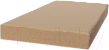 Гимнастический мат KMS sport №1 1x0.5x0.1м (бежевый)