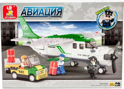 Конструктор Sluban Транспортный самолет / M38-B0362