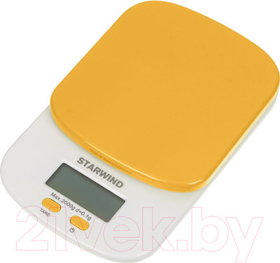 Кухонные весы StarWind SSK2158 (оранжевый)