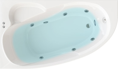 Ванна акриловая Triton Изабель 170x100 L Базовая (с гидромассажем)