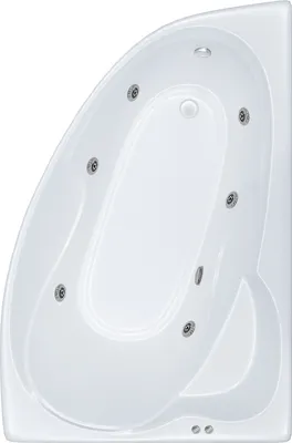 Ванна акриловая Triton Изабель 170x100 L Базовая (с гидромассажем)