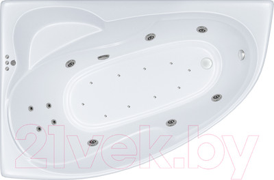 Ванна акриловая Triton Изабель 170x100 R Люкс (с гидромассажем)