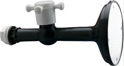 Лейка для дачного душа ЭлБЭТ С шаровым краном