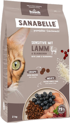 Сухой корм для кошек Bosch Petfood Sanabelle Sensitive Lamb (2кг)