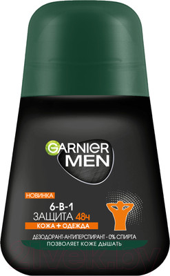Антиперспирант шариковый Garnier Mineral Men защита 6 (50мл)