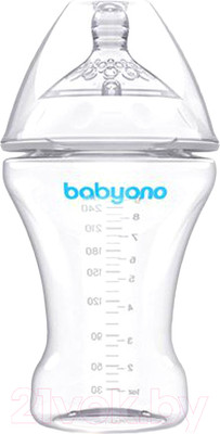 Бутылочка для кормления BabyOno Антиколиковая / 1451 (260мл)