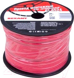 Провод силовой Rexant 01-6524 (100м, красный)