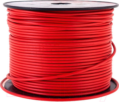 Кабель силовой монтажный Rexant 01-6534 (100м, красный)