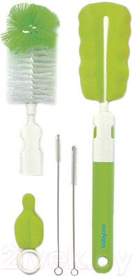 Набор ершиков для бутылочки BabyOno 735 (зеленый)