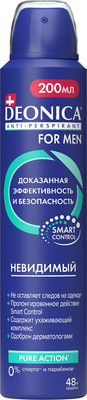 Антиперспирант-спрей Deonica For Men Невидимый (200мл)