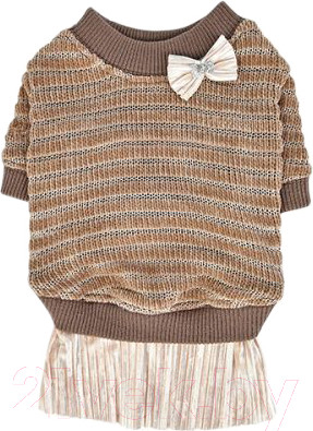 Свитер для животных Pinkaholic Elicia / NASD-TS7501-BE-S (бежевый)