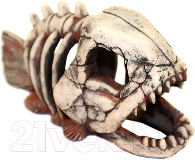 Декорация для аквариума Deksi Скелет рыбы №901