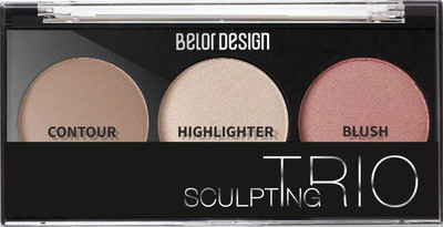 Палетка для скульптурирования Belor Design Sculpting Trio тон 1