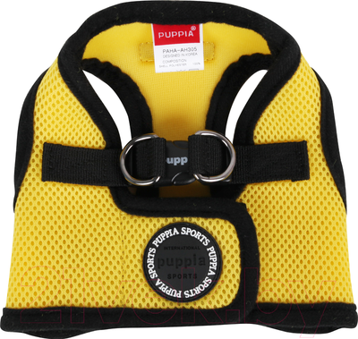 Шлея-жилетка для животных Puppia Soft Vest / PAHA-AH305-YE-XS (желтый)