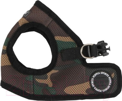 Шлея-жилетка для животных Puppia Soft Vest / PAHA-AH305-CA-XS (камуфляж)