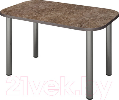 Обеденный стол Senira Р-001-01 (аламбра темная/хром)