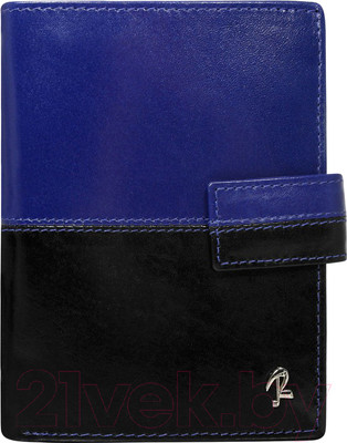 Портмоне Cedar Rovicky N104L-VT2 RFID (черный/синий)