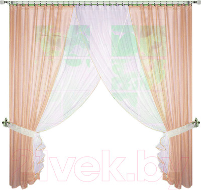 Комплект штор Nivasan Сильвия / HK.SL-6