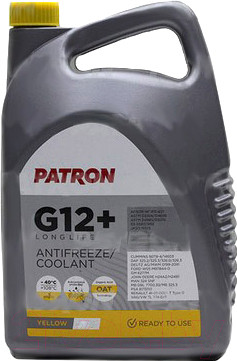 Антифриз Patron G12+ Yellow / PCF5005 (5кг)