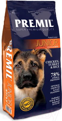 Сухой корм для собак Premil Junior (15кг)