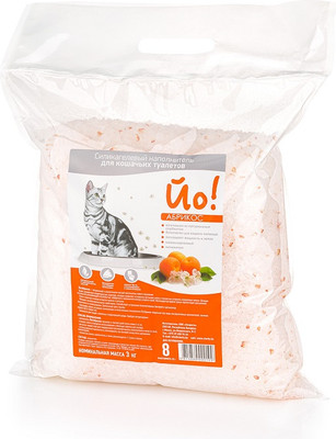 Наполнитель для туалета Йо Абрикос (8л/3кг)