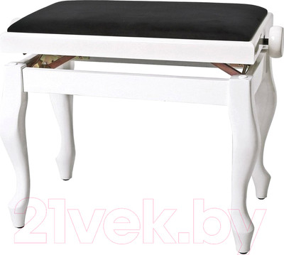 Стул для музыкантов Gewa Deluxe 130350 (глянцевый белый/ белый)