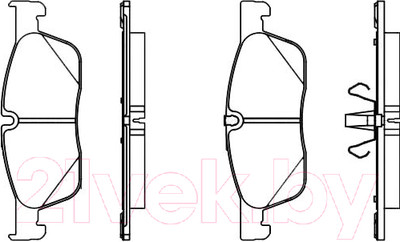 Тормозные колодки Bosch 0986494818