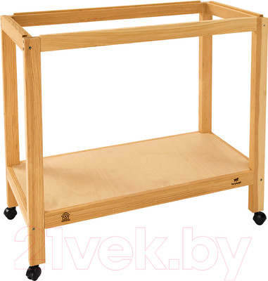 Подставка для клетки Ferplast Sumet Wood 80 / 90039050 (деревянная, серый/бежевый)